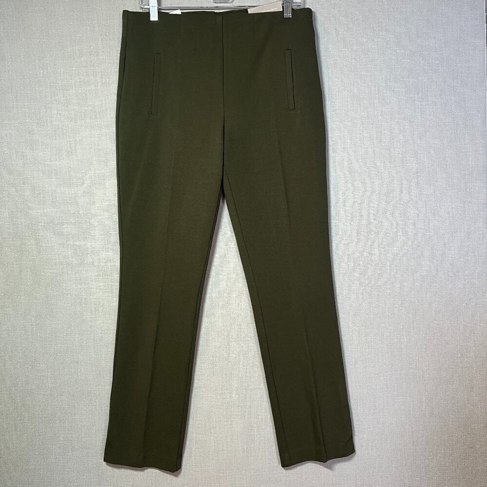Chico's So Slimming Juliet Straight Pant, Size 1R, NWT: Color Montana Moss